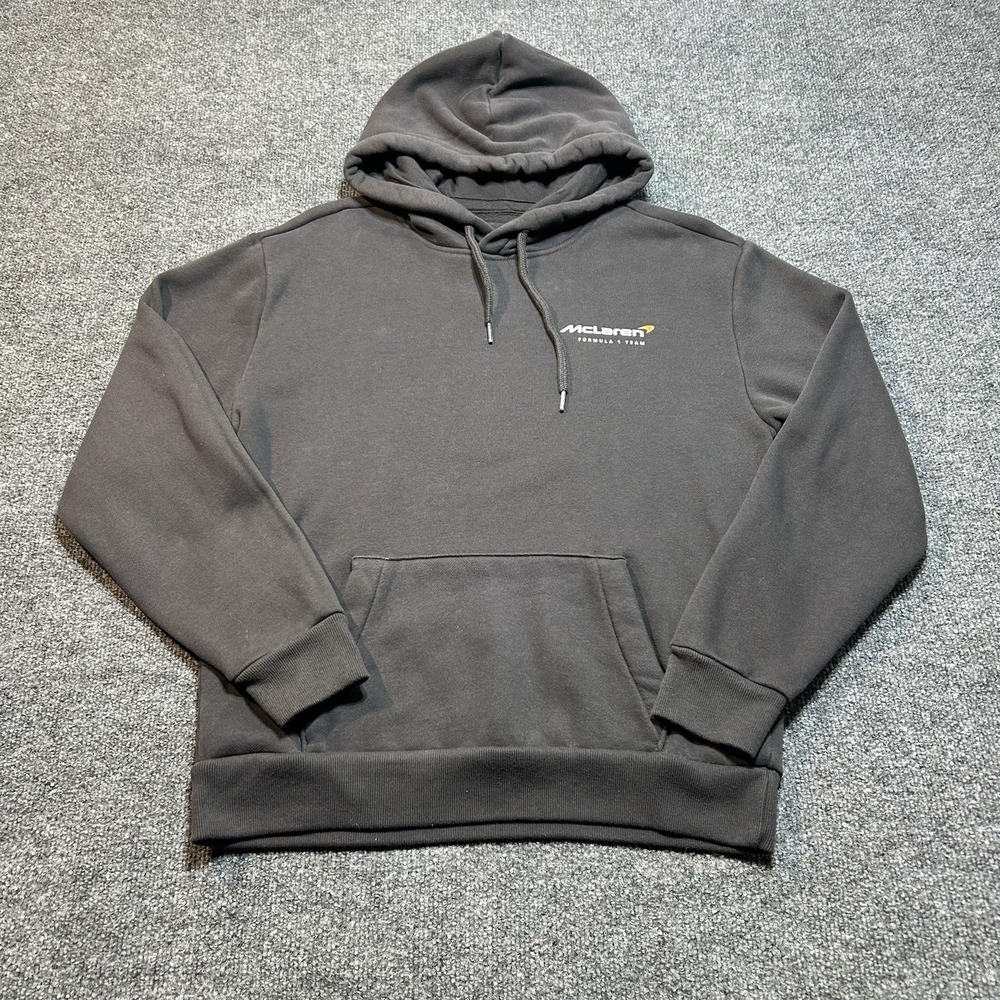 McLaren Formula 1 Team 2023 MCL60 Racing Black Hoodie Size XS Official Team Gear
